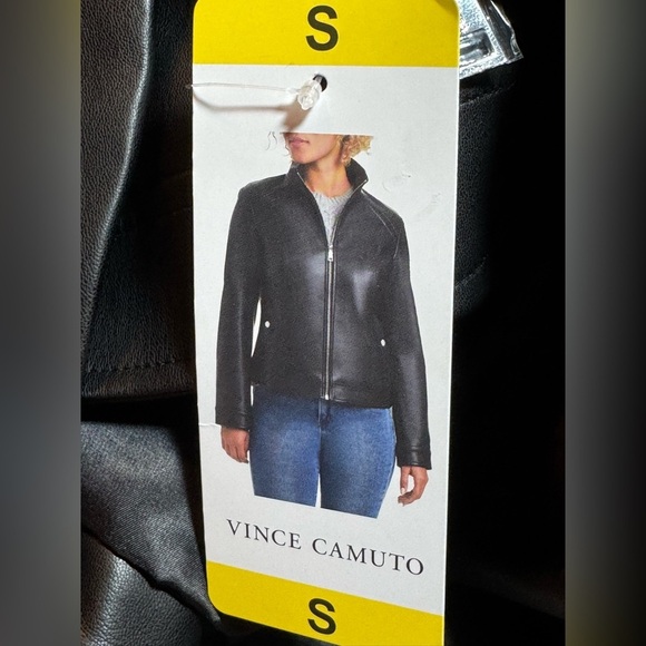 Vince Camuto Faux Leather Jacket - Picture 10 of 12